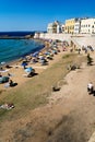 Gallipoli Puglia Salento Italy. La Purita\' Beach Royalty Free Stock Photo